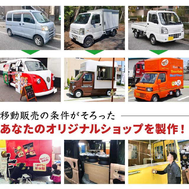 移動販売車(キッチンカー)の製作依頼専門サイト まくう