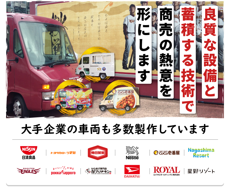 移動販売車(キッチンカー)の製作依頼専門サイト まくう